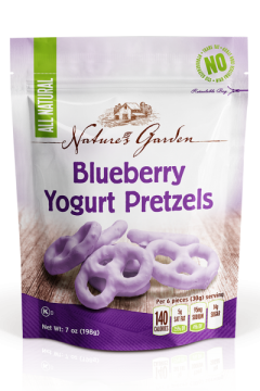 Blueberry Yogurt Pretzels