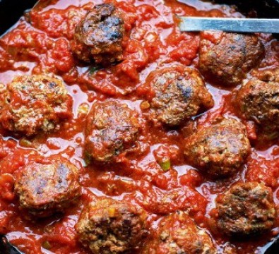 Pasta Sauce with Fully Cooked All Beef Meatballs